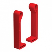 Комплект торцевых заглушек, правая + левая, H 80, полиэтилен RAL3020