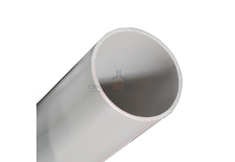 Труба ПВХ жёсткая гладкая д.25мм, тяжёлая, цвет серый [3м/шт, уп.60м]